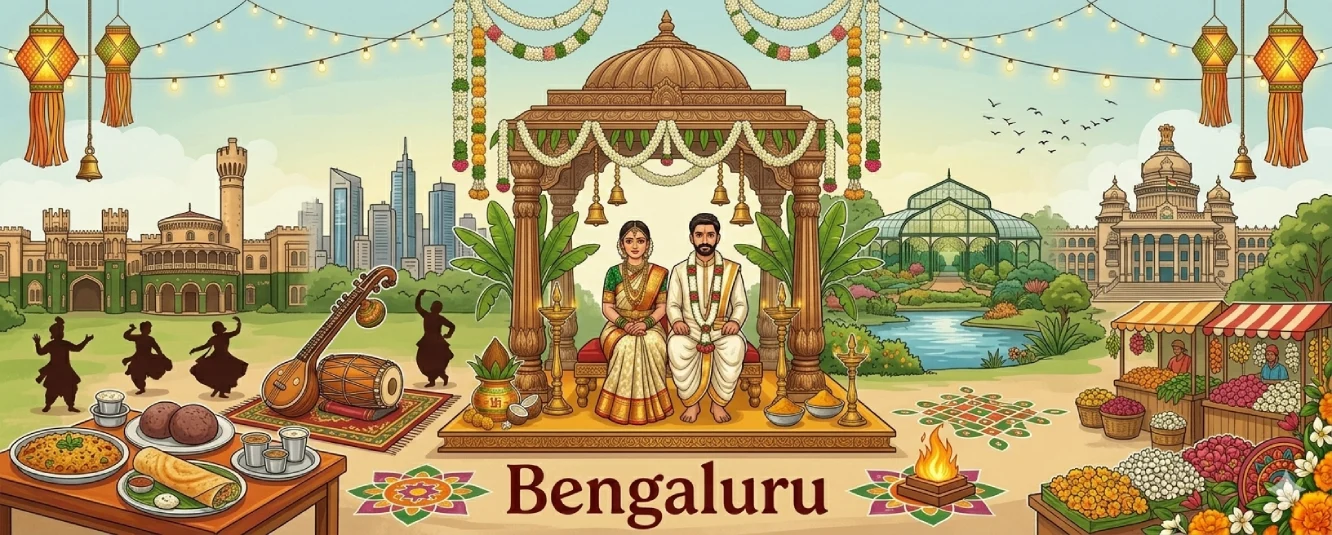Wedding photographer in Bangalore capturing beautiful wedding moments